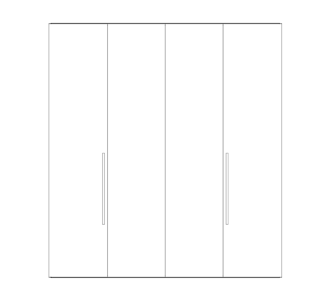 Puerta Plegable Lisa 2